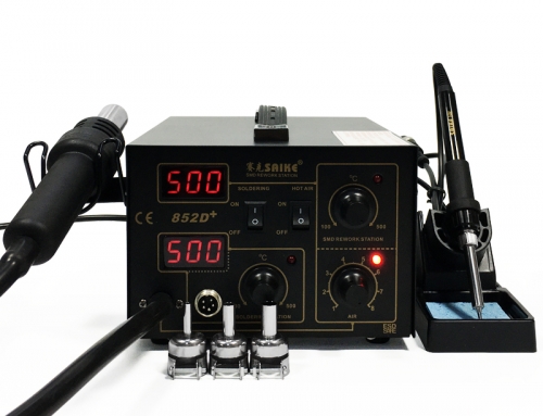 SAIKE 852D+ Hot air soldering station Air pump