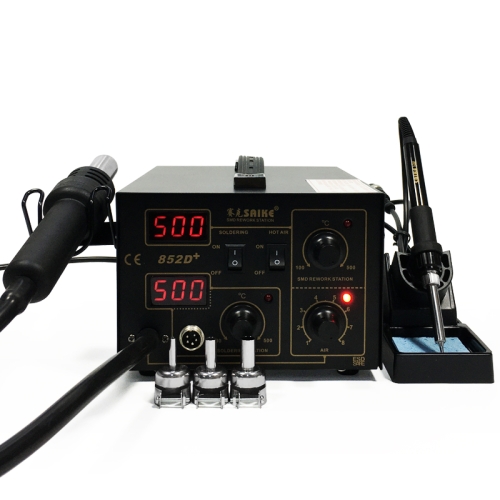 SAIKE 852D+ Hot air soldering station Air pump type