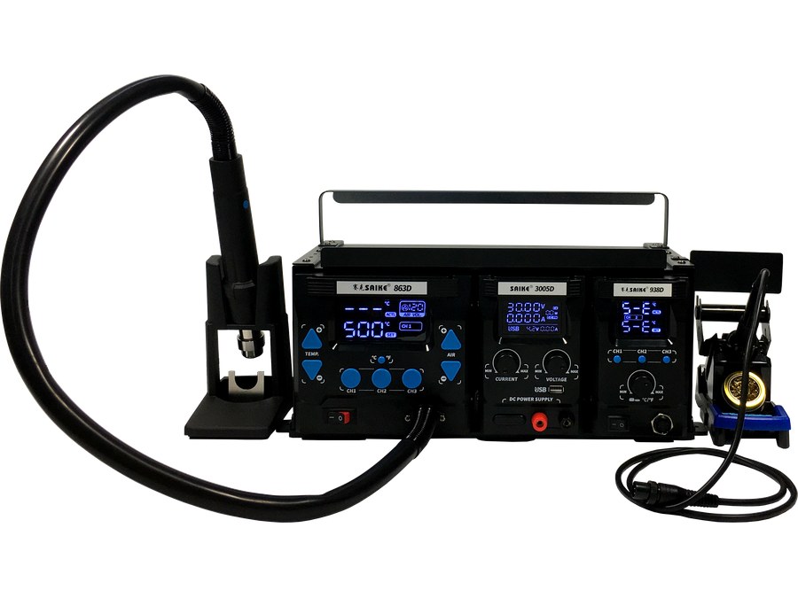 SAIKE 863-30 full repair workstation setup