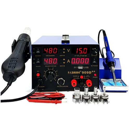 SAIKE 909D++ 3 in 1 rework station product photo