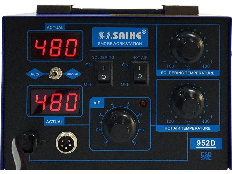 SAIKE 952D front panel and display controls